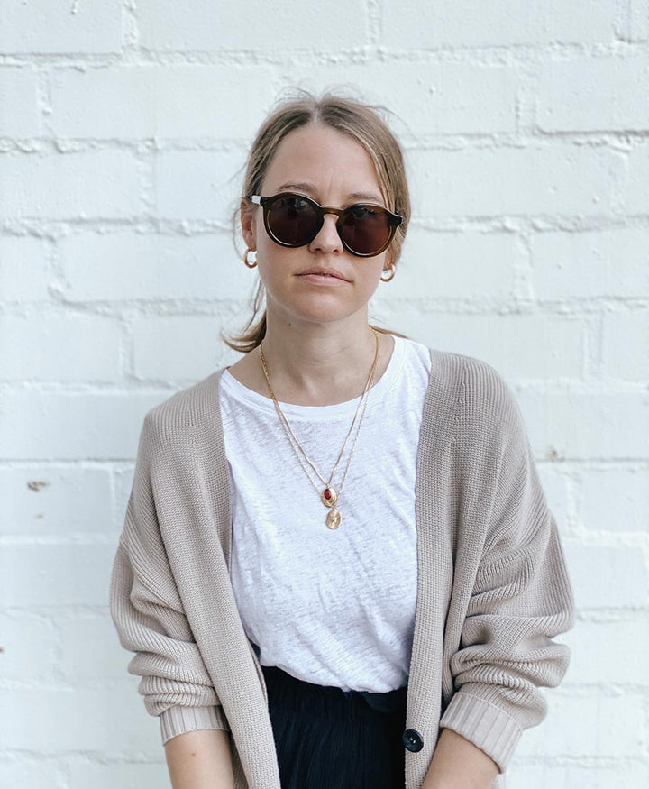 Strickcardigan Taupe von Diarte - Secondhand - Diarte - clomes