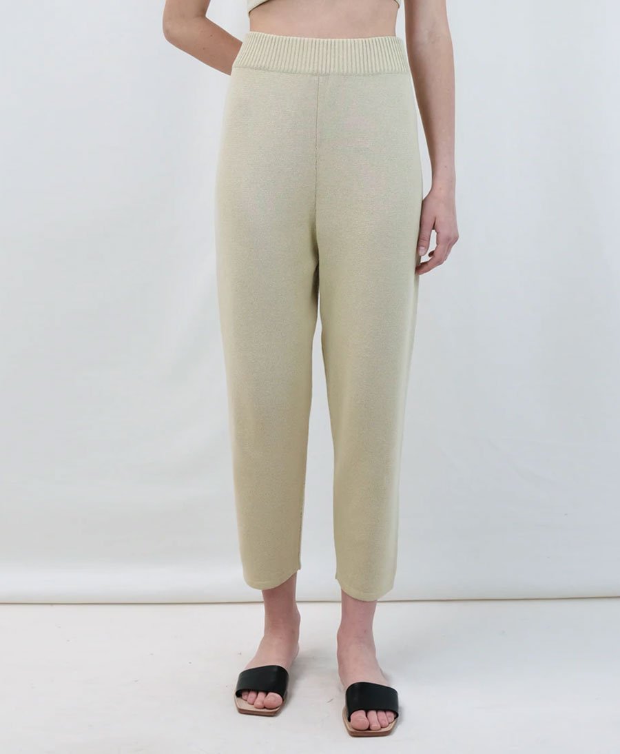 Strickhose - Knit Trouser Straw - Micaela Greg - clomes