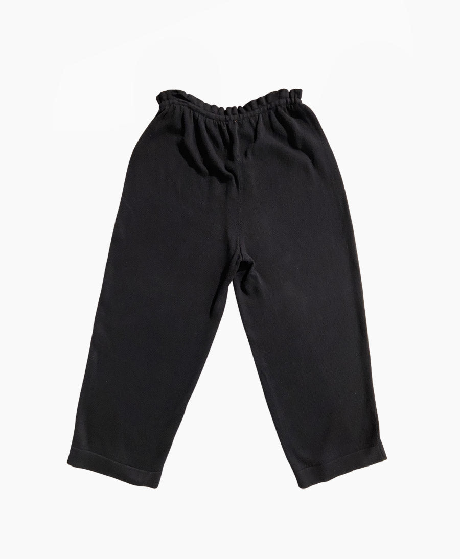 Strickhose "Villa" Schwarz - Secondhand - JUNGLE FOLK - clomes