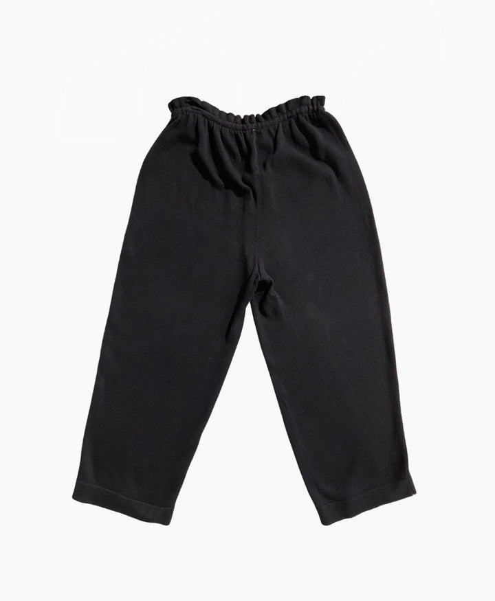 Strickhose "Villa" Schwarz - Secondhand - JUNGLE FOLK - clomes