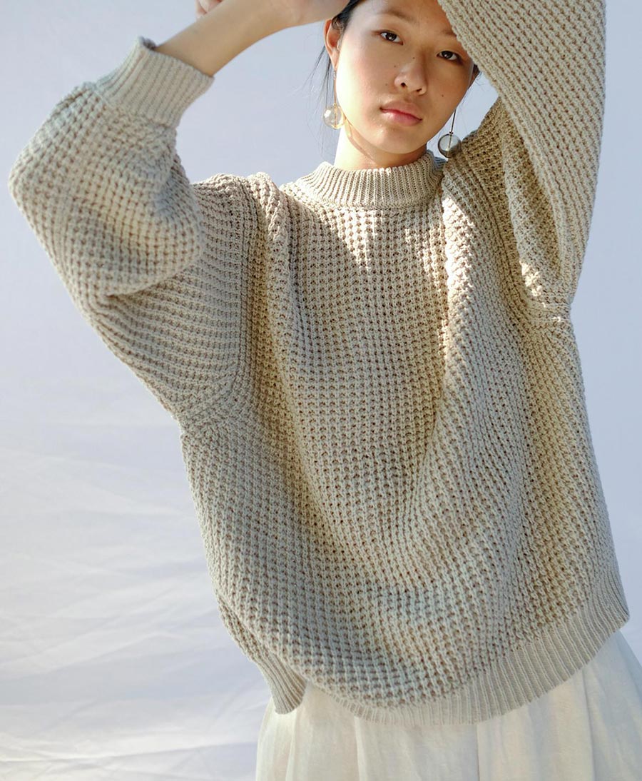 Strickpullover Aloe Waffle Sweater - Secondhand - Micaela Greg - clomes
