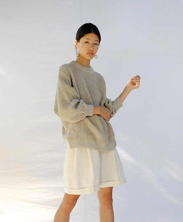 Strickpullover Aloe Waffle Sweater - Secondhand - Micaela Greg - clomes