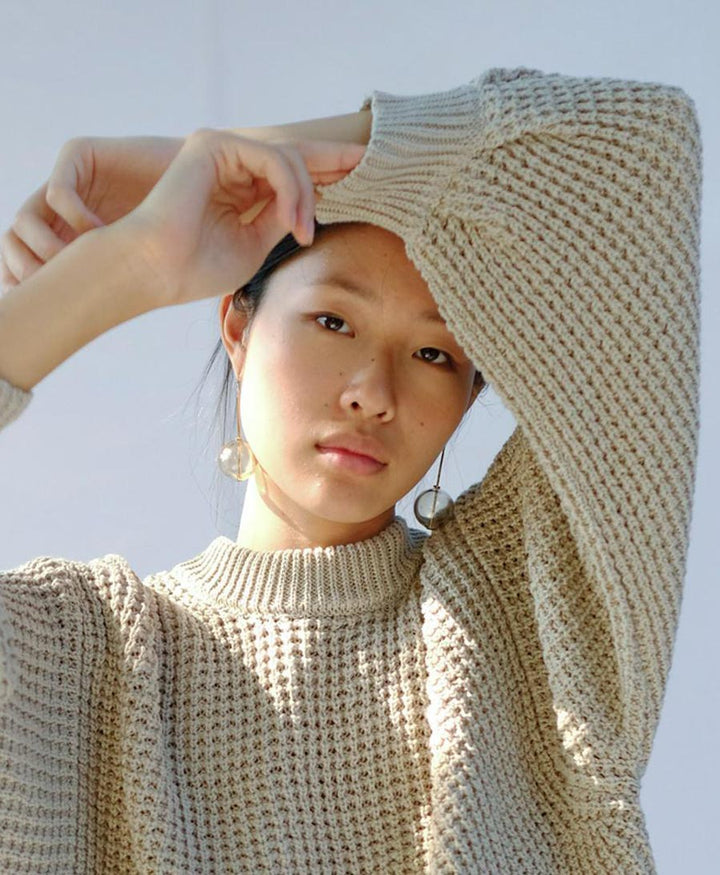 Strickpullover Aloe Waffle Sweater - Secondhand - Micaela Greg - clomes