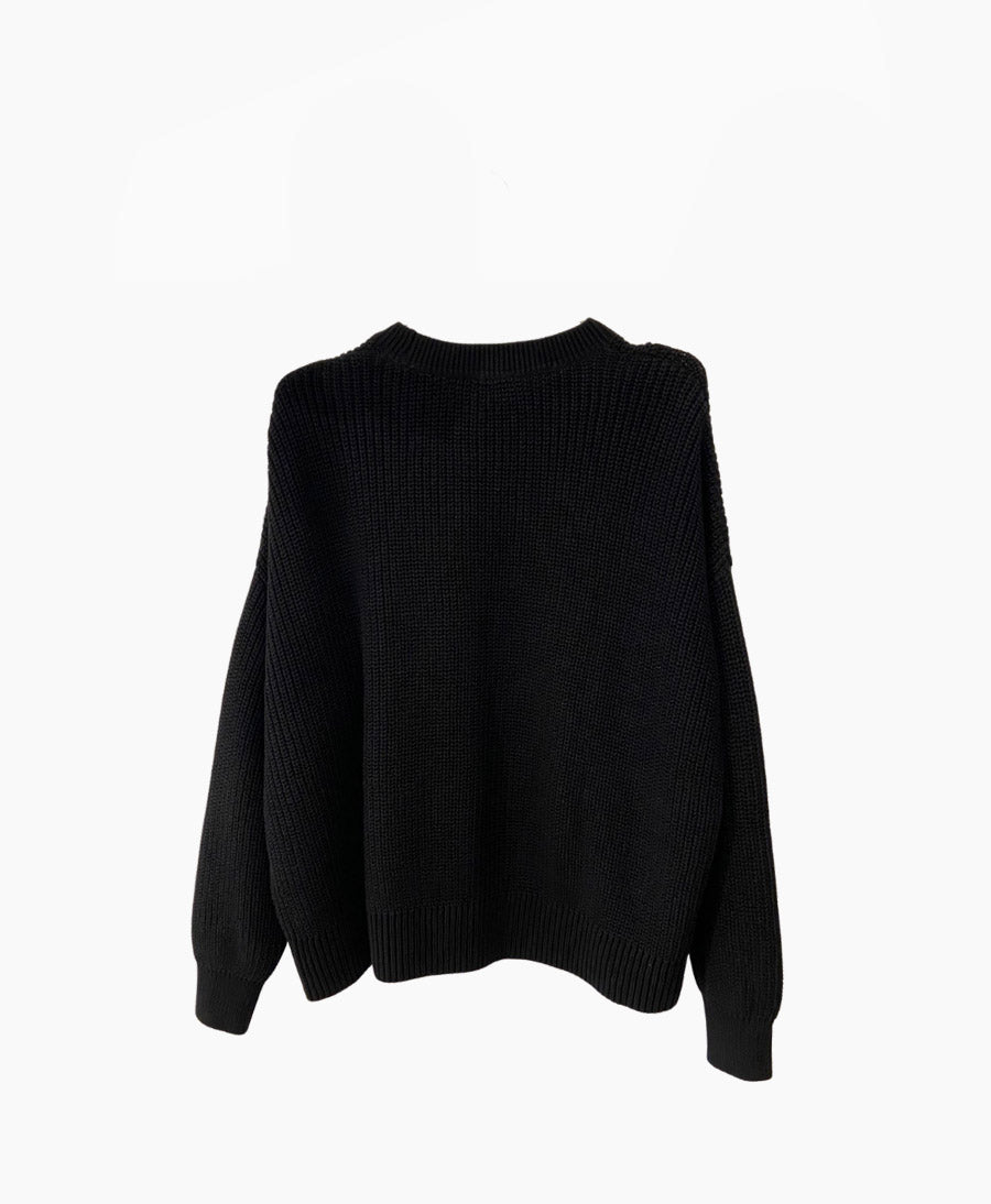 Strickpullover BERTA aus Bio - Baumwolle von dariadéh - Secondhand - dariadéh - clomes