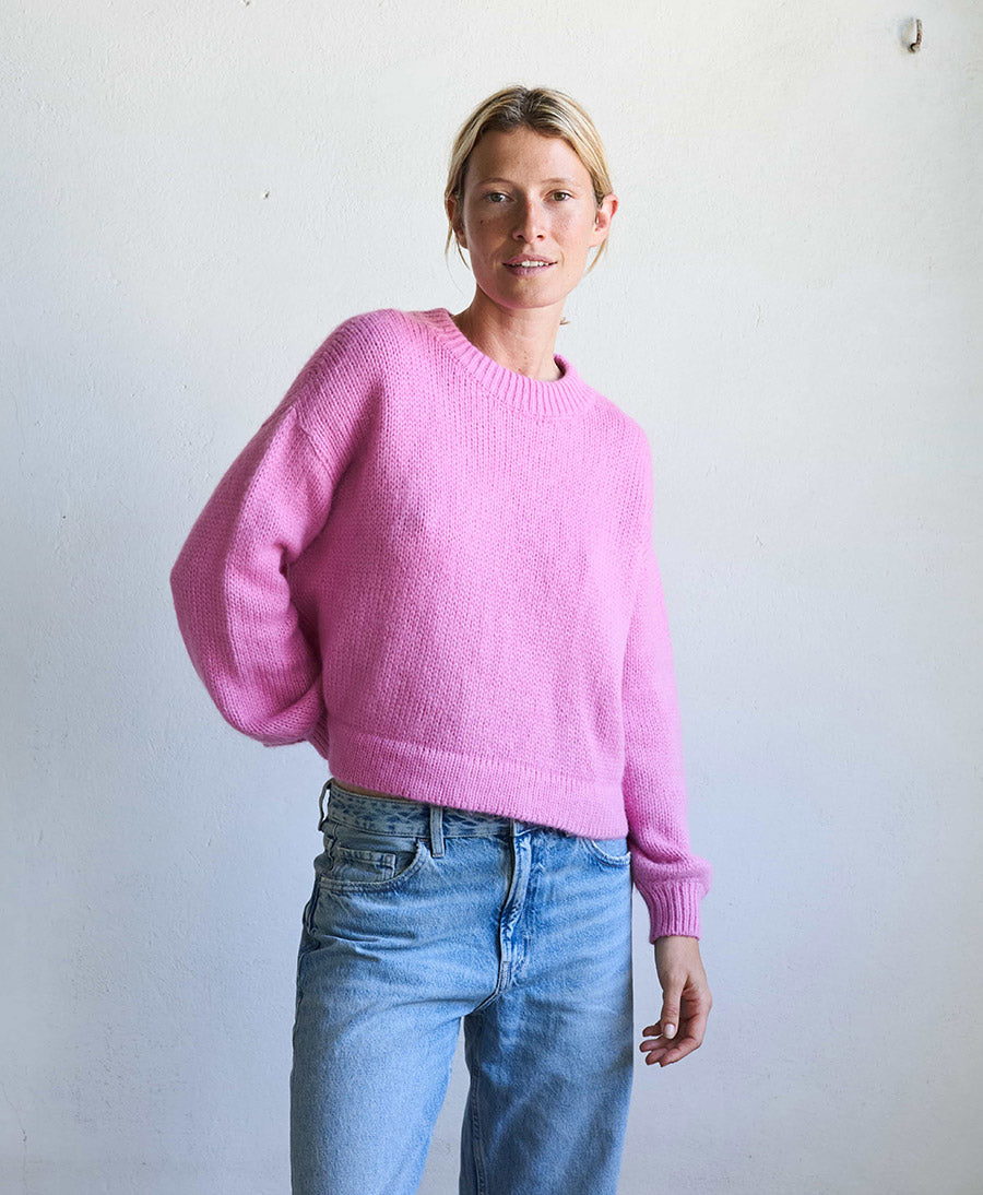 Strickpullover Cliff Sweater - Pink