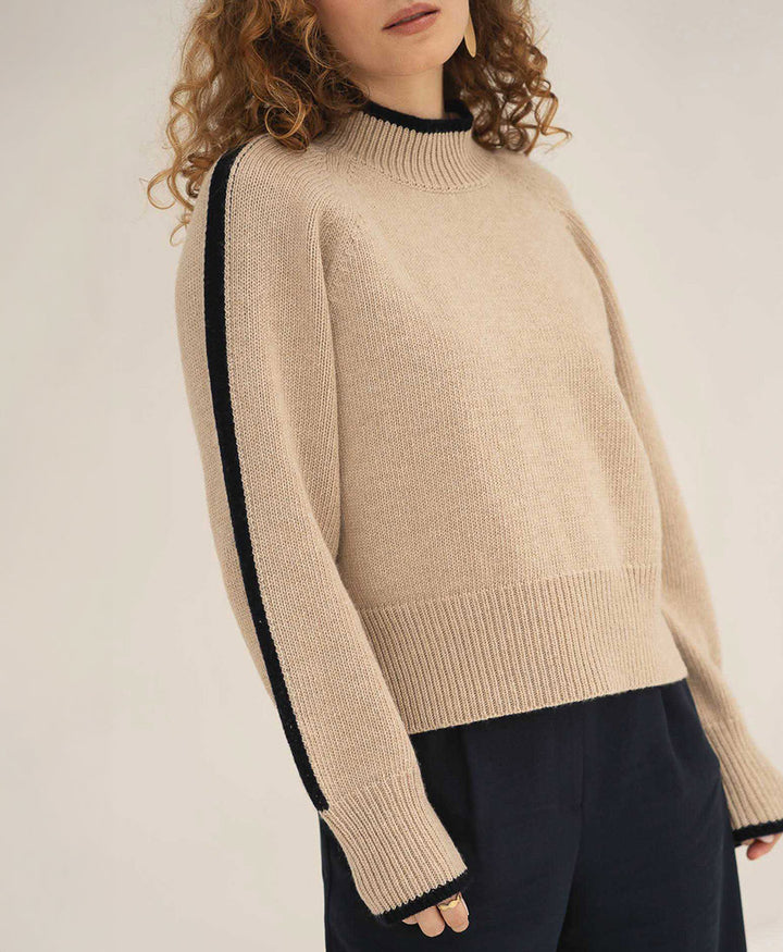 Strickpullover Agnes - Beige