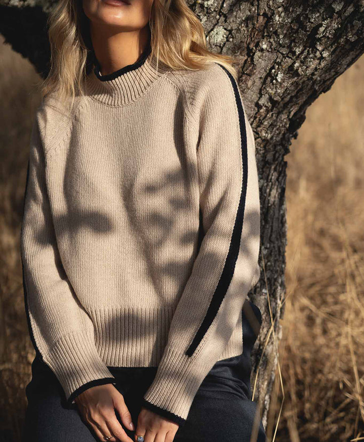 Strickpullover Agnes - Beige