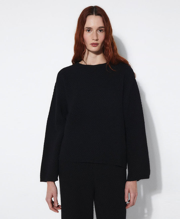 Strickpullover BELL - Schwarz