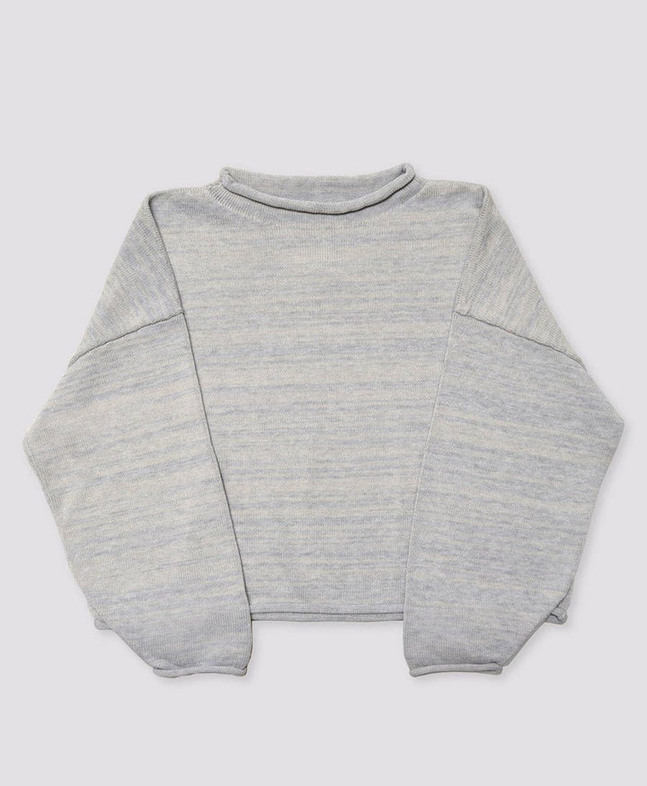 Strickpullover Heather Grey Rolled Sweater - Mehrfarbig - Micaela Greg - clomes