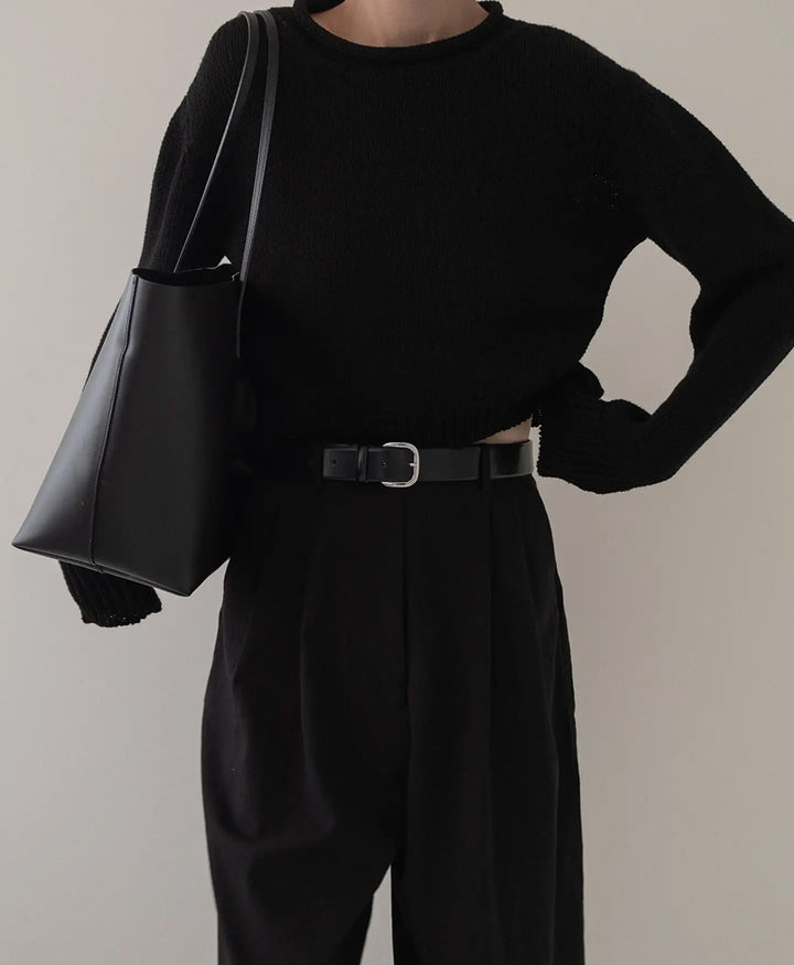 Strickpullover Mare - Schwarz