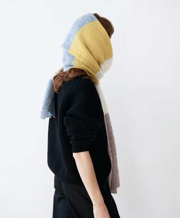 Strickschal DELTA - Sky & Sun