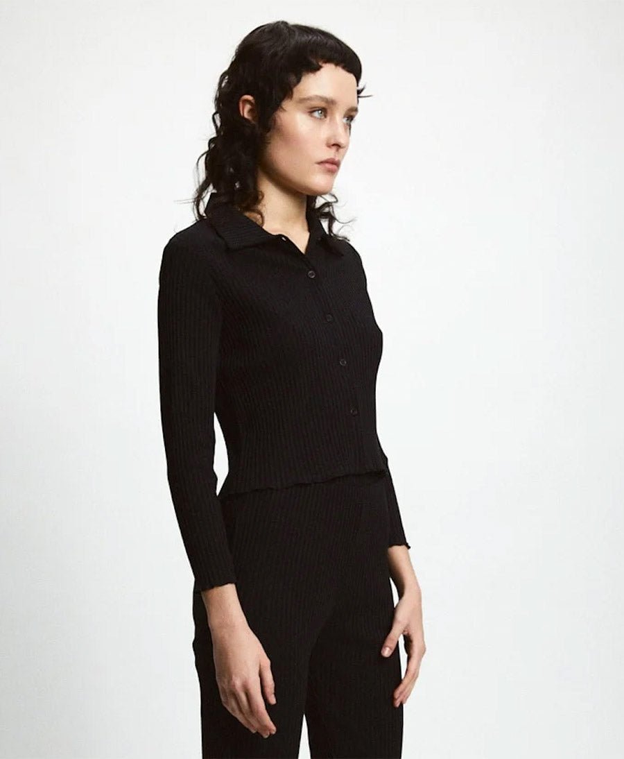 Strickshirt / Cardigan PIKE - schwarz - Rita Row - clomes