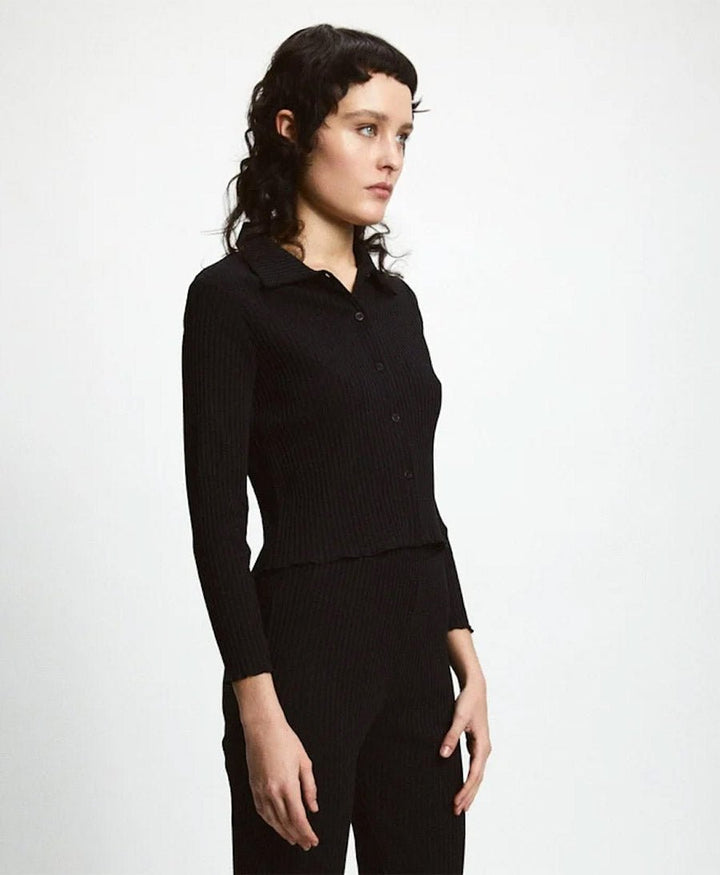 Strickshirt / Cardigan PIKE - schwarz - Rita Row - clomes