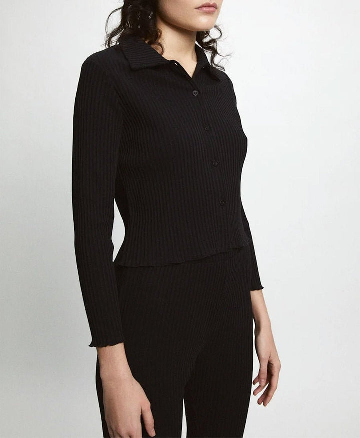 Strickshirt / Cardigan PIKE - schwarz - Rita Row - clomes
