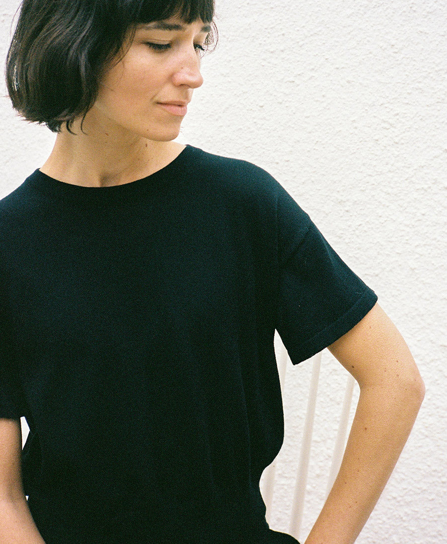 Strick Top El Sur  - Schwarz