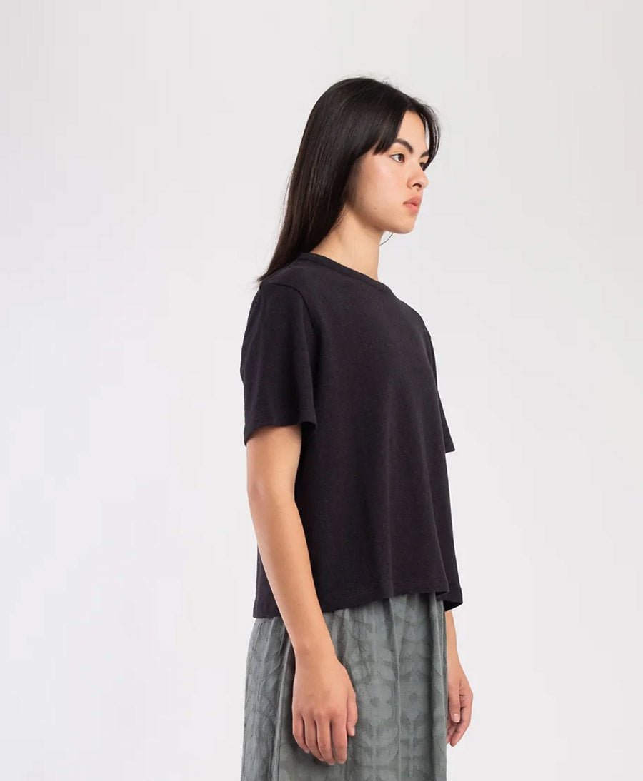 T - Shirt Terry Tee - Faded Black - Micaela Greg - clomes