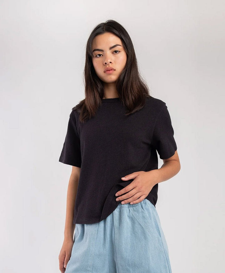 T - Shirt Terry Tee - Faded Black - Micaela Greg - clomes