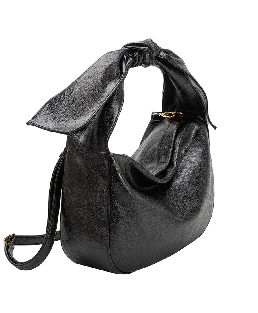 Schultertasche / Umhängetasche MARNI aus veganem Leder - Schwarz