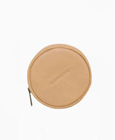 Taschen-Anhänger Leder Rover Circle Mandrn in Sand