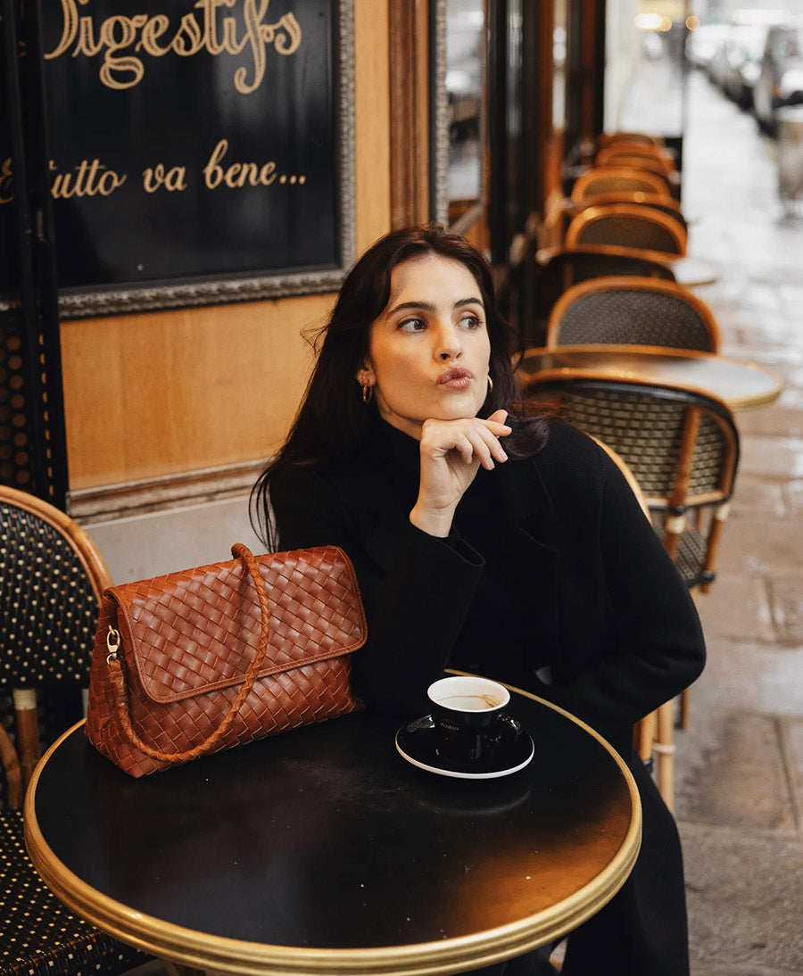 Ledertasche "MADELEINE" - Sienna