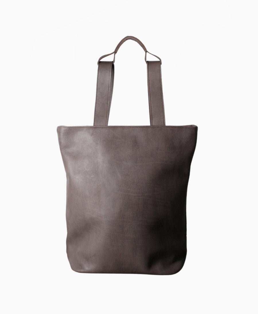 Tesris Rucksack & Tasche aus Leder - Graubraun - MDK - Miranda Kaloudis - clomes