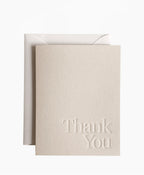 Karte Thank you Jaymes Paper in Grau
