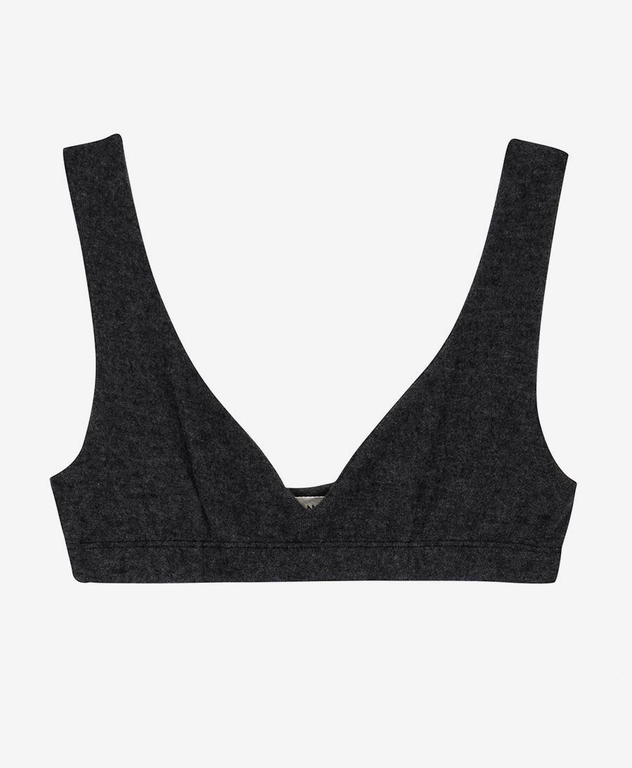 The Sweater Bralette - Anthrazit - DONNI. - clomes