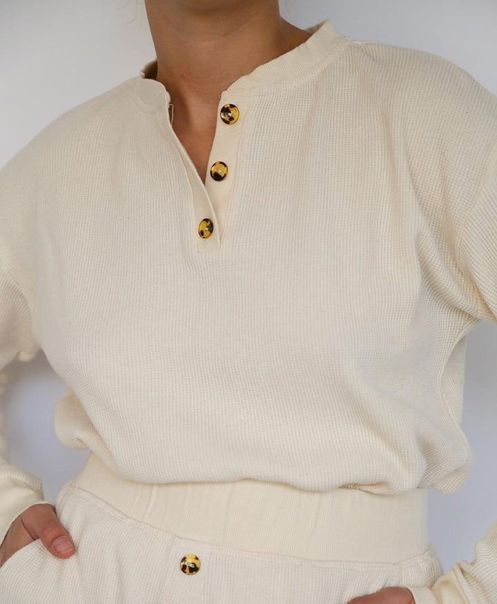 The Thermal Henley aus Baumwolle von DONNI - Secondhand - DONNI. - clomes