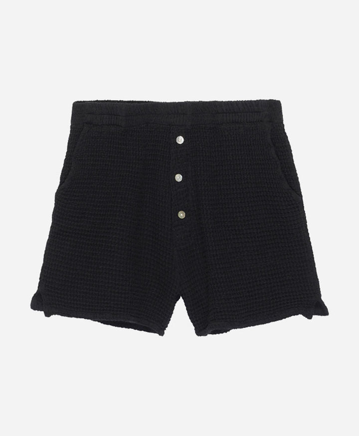 The Waffle Short aus Baumwolle - Jet - DONNI. - clomes