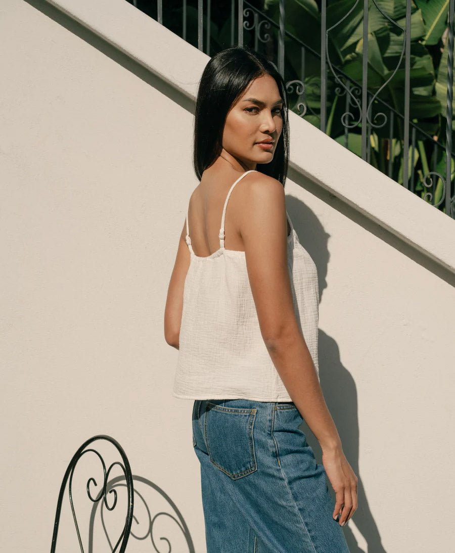 Top Sofia aus Musselin - Weiss - Whimsy + Row - clomes
