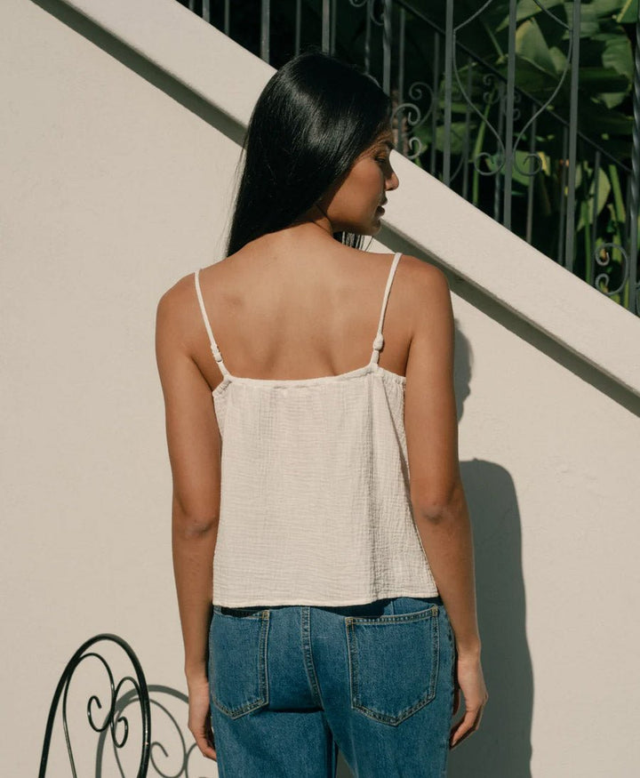Top Sofia aus Musselin - Weiss - Whimsy + Row - clomes