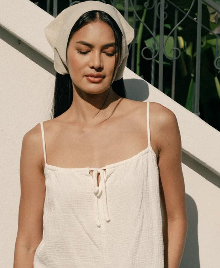 Top Sofia aus Musselin - Weiss - Whimsy + Row - clomes