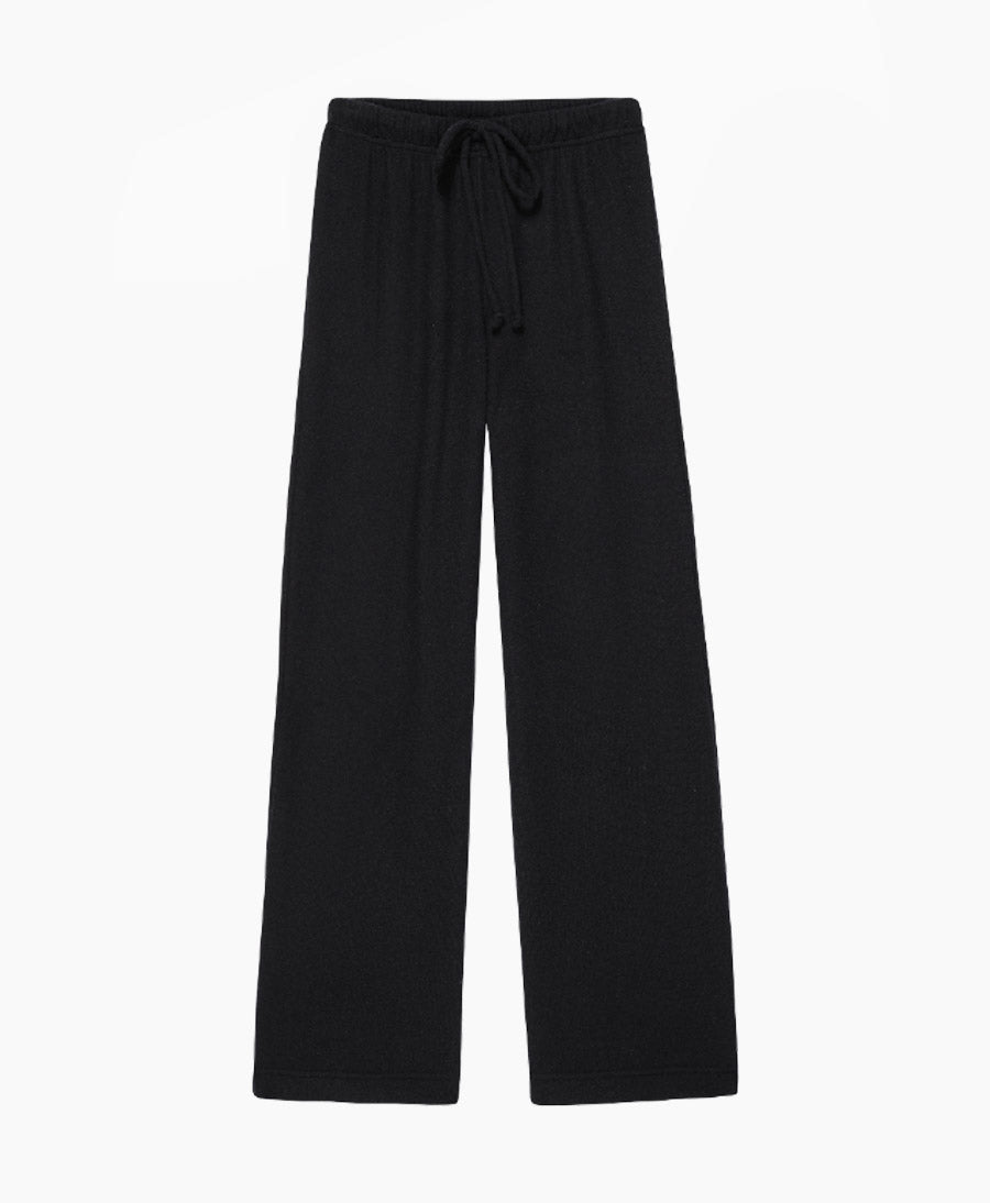 Trainerhose Sweater Wide Leg - Schwarz - DONNI. - clomes