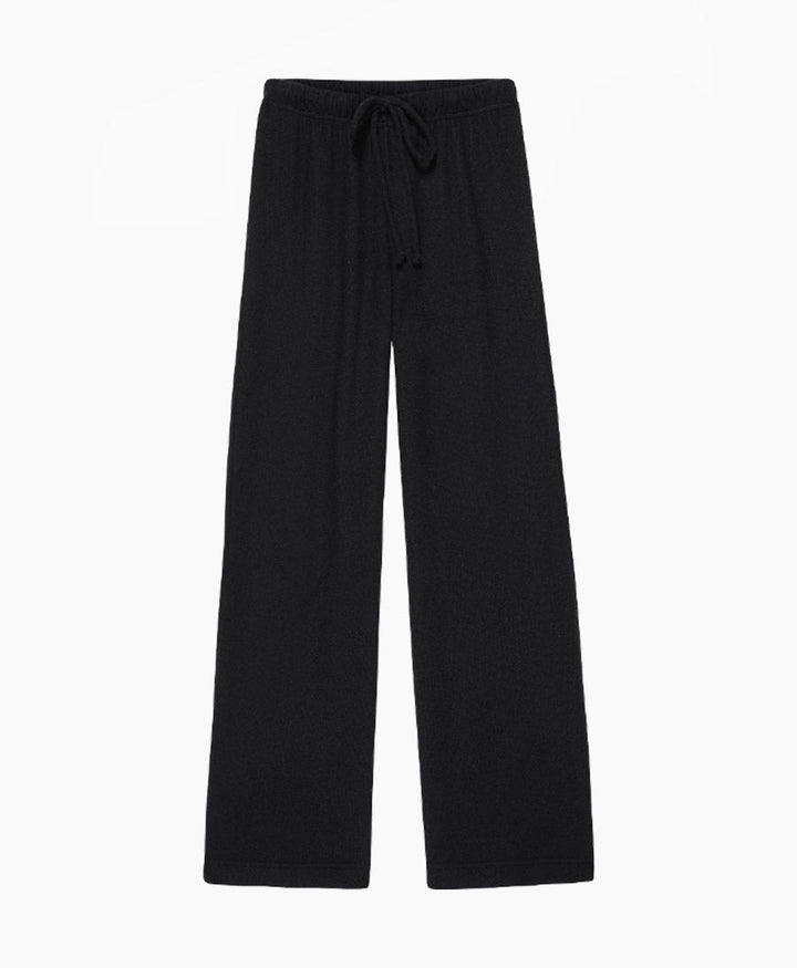 Trainerhose Sweater Wide Leg - Schwarz - DONNI. - clomes