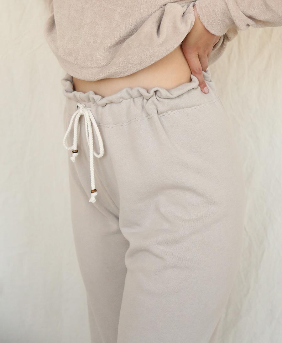 Trainerhose Vintage Fleece Sweatpant - Steinbeige - DONNI. - clomes