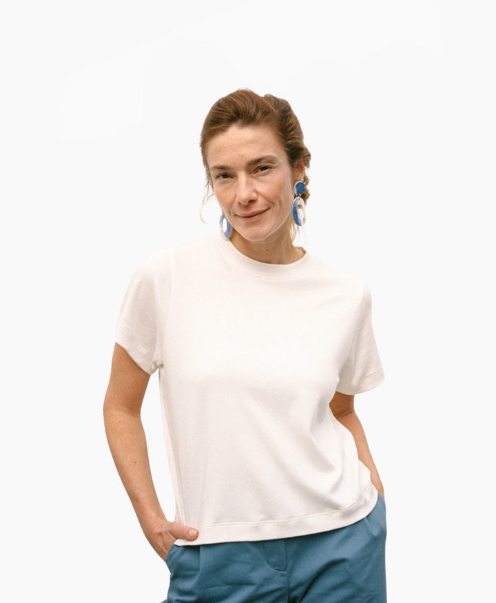 Weisses Ela Crop Top