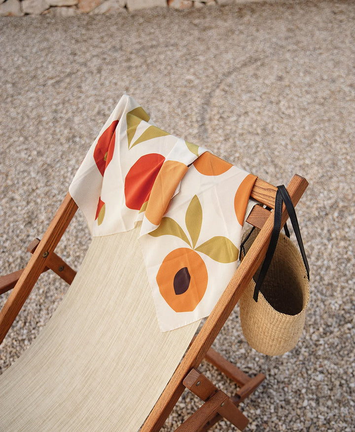 Seiden-Foulard "Italia Scarf" - Peach