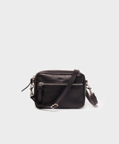 Ledertasche Umhängetasche Mini Crossbody Park in Schwarz