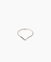 V Ring V Design Lab in Weissgold vergoldet