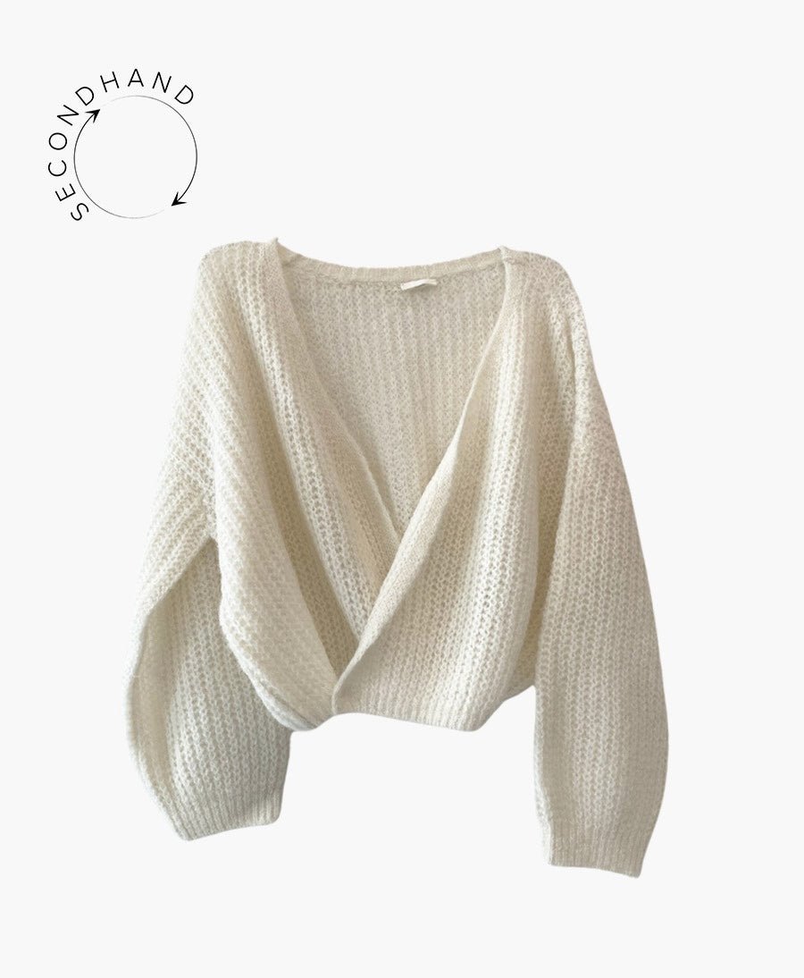 Vega Strickcardigan von Jungle Folk (S/M) in Creme - Secondhand - JUNGLE FOLK - clomes