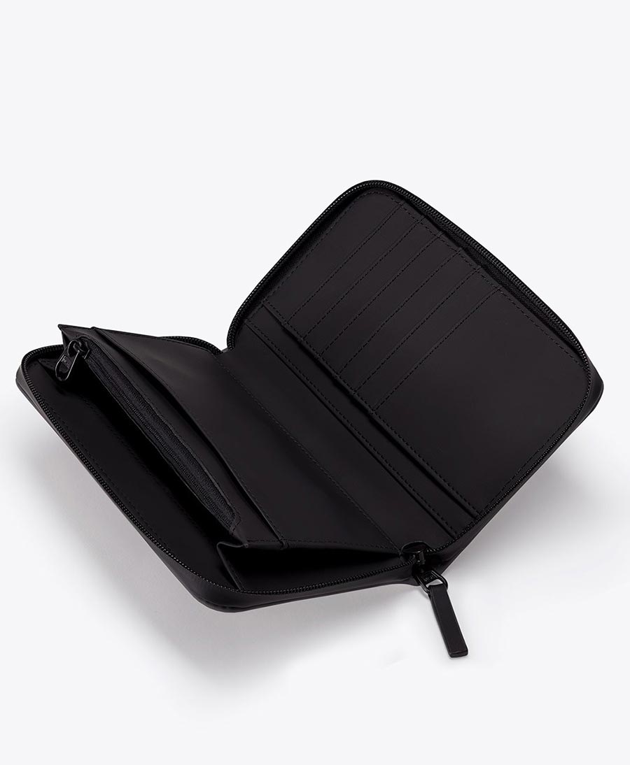 Veganes Portemonnaie "Naira" Lotus Schwarz - Ucon Acrobatics - clomes