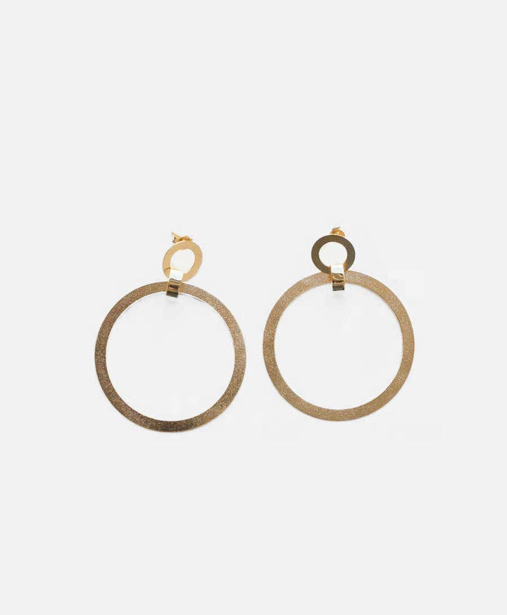 Vergoldete Ohrringe Double Hoop von V Design Lab - Secondhand - V Design Lab - clomes