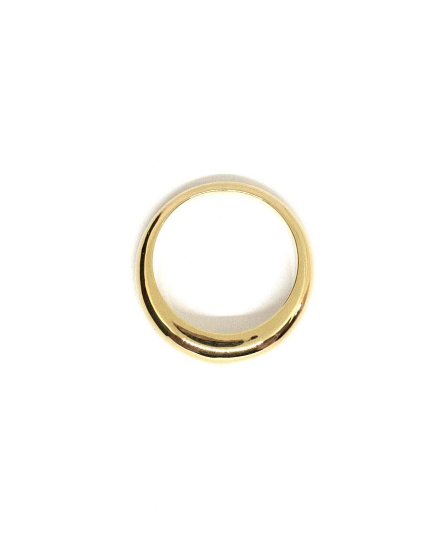 Vergoldeter Fingerring "Dean" aus Sterling Silber - MOLOKAI - clomes
