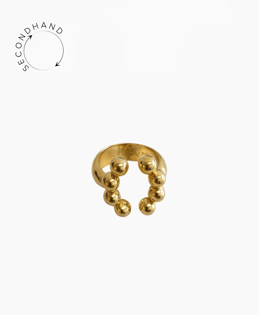 Vergoldeter Fingerring Reborn Dali Open von V Design Lab - Secondhand - V Design Lab - clomes