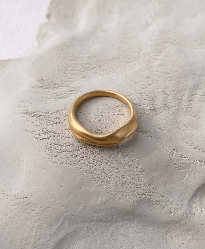 Vergoldeter Fingerring "Yerera small" von BAIUSHKI - Secondhand - BAIUSHKI - clomes