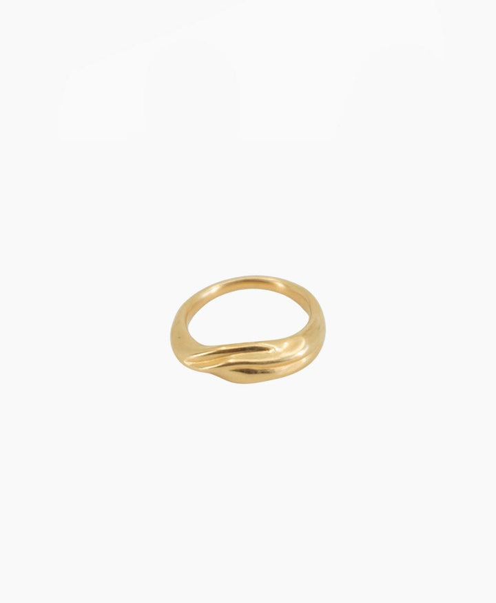 Vergoldeter Fingerring "Yerera small" von BAIUSHKI - Secondhand - BAIUSHKI - clomes