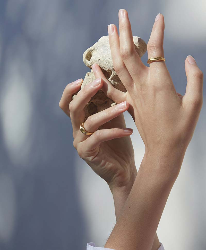 Vergoldeter Fingerring "Yerera small" von BAIUSHKI - Secondhand - BAIUSHKI - clomes