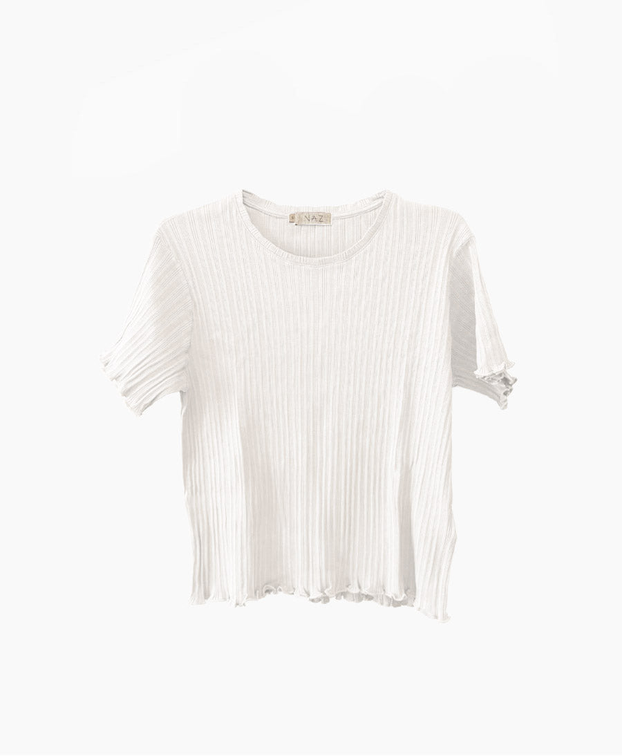 T-Shirt Dawn aus Bio-Baumwolle - Weiss