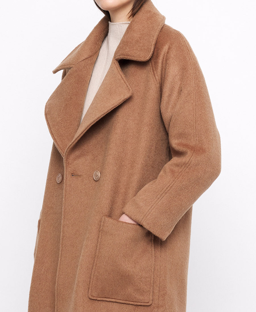 Wollmantel "Classic Wool Coat" - Camel
