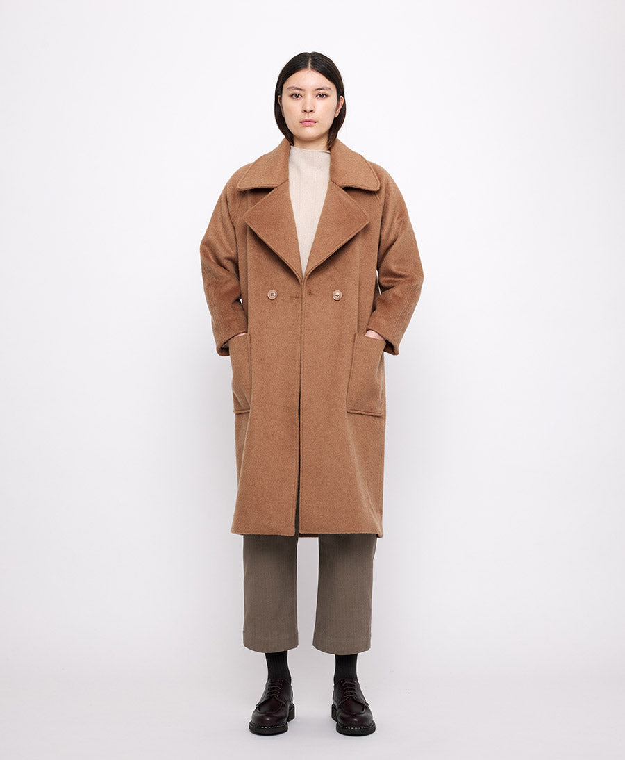 Wollmantel "Classic Wool Coat" - Camel